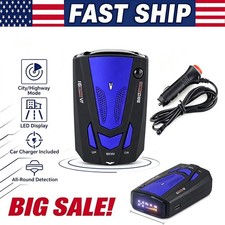 360 Degree Car 16 Band V7 GPS Speed Safety Radar Detector Voice Alert Laser Lot