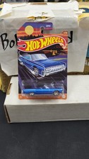 Nib 2020 1964 Lincoln Continental Convertible Blue Walmart Hot Wheels 164 510