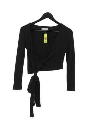 Hübsches aufwendiges Damen Top S schwarz Polyester mit Elasthan Basic
