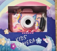 Unicorn Kids Camera, Photo  Video, Pink, Ages 3 , Expandable, Rechargeable