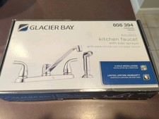 Glacier Bay Builders Chrome 2-Handle Kitchen Faucet with Side Sprayer 808 394