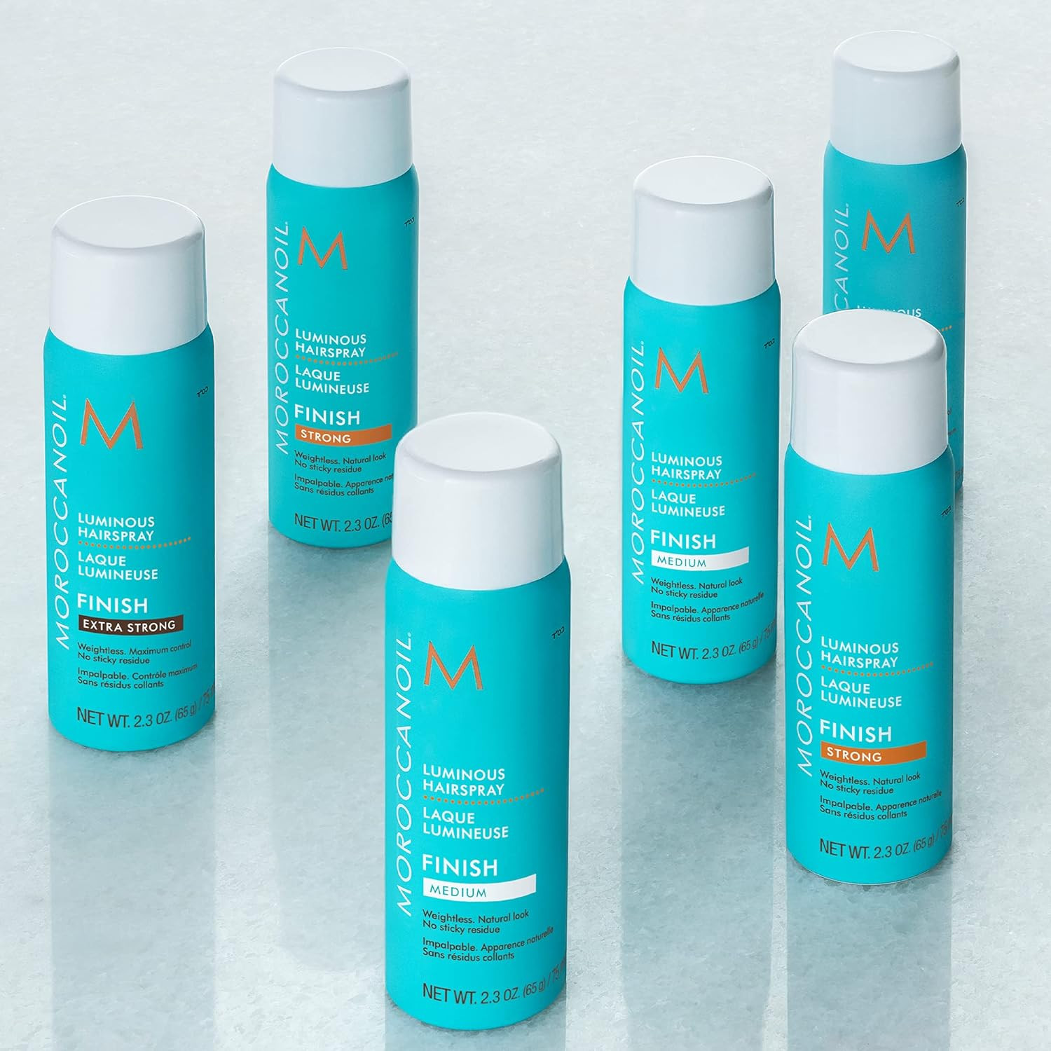 Lacca Luminosa Moroccanoil Media - Finishing Spray Anti-Frizz Argan - 4