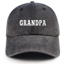 Grandpa Hat New Grandpa Gifts for Men Adjustable Vintage Washed Cotton Grandf...