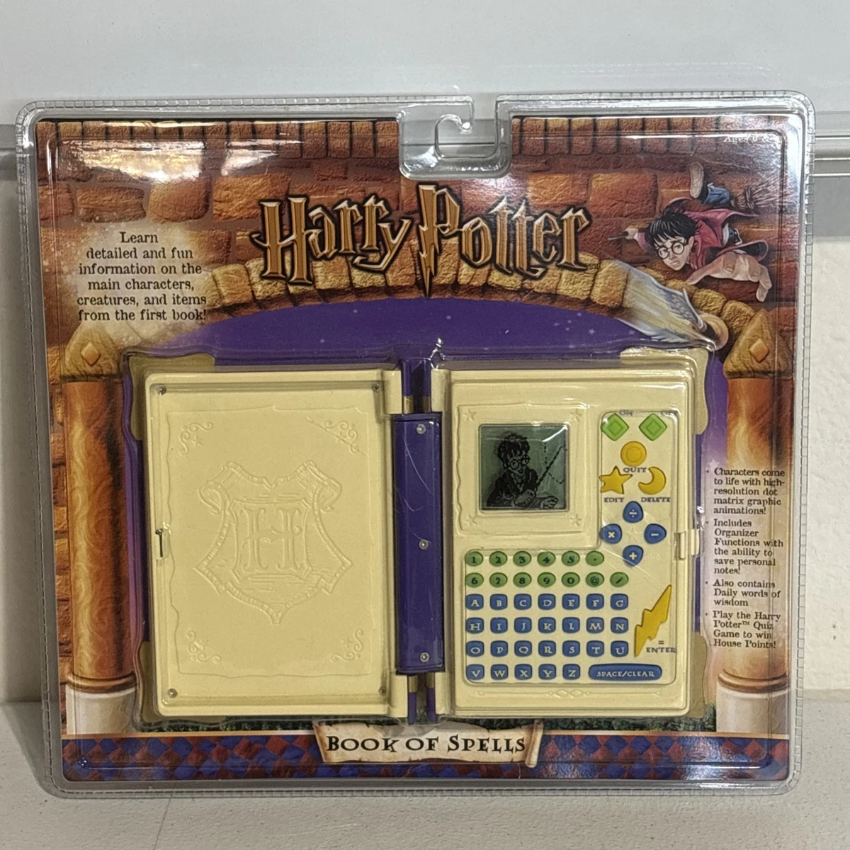 JEU ÉLECTRONIQUE 2001 HASBRO TIGER ELECTRONIC HARRY POTTER HOGWARTS LCD JEUVIDEO