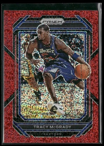 2022-23 Panini Prizm #280 Tracy McGrady Prizms Fast Break Red Sparkle