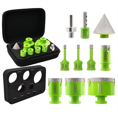 FACHLICH 6-68mm/13pc M14 Diamant Fliesenbohrer Set Bohrkronen Diascheibe