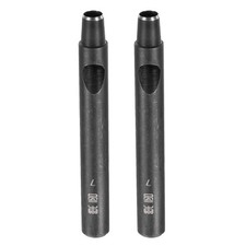 2pcs Leather Round Hole Punch, 7mm Hollow Hole Cutter Punching Tool for Belt
