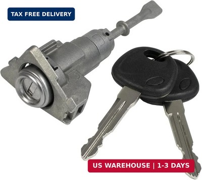 1 Set Front Door Lock Cylinder Set Kit with 2 Keys for Hyundai Elantra 2011-2016