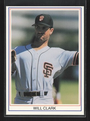 1988 Gray Star Series 1 White Border (unlicensed) #19 Will Clark