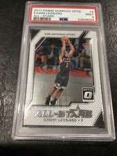 2017-18 Donruss Optic Kawhi Leonard All-Stars HOLO #4 PSA 9 Mint LA Clippers NBA