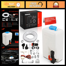 Universal Windshield Washer Pump Fluid Reservoir Tank Kit 12v Car Atv Utv Pump Universal Windshield Washer Pump Fluid Reservoir Tank Kit 12v Car Atv Utv Pump