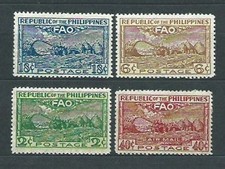 Philippines - Courrier 1948 Yvert 341/3+Av.38 * Mh