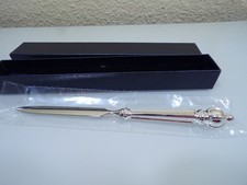ALBO neoklassizistisch Saturnknauf Brief&ouml;ffner 20 cm Echtsilber 925er TOP neu !