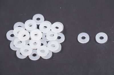 #ad Lot of 29 17W02812 Micro Plastics Nylon Flat Washer 0.115quot; ID 0.290quot; OD 0.047quot; T $7.85