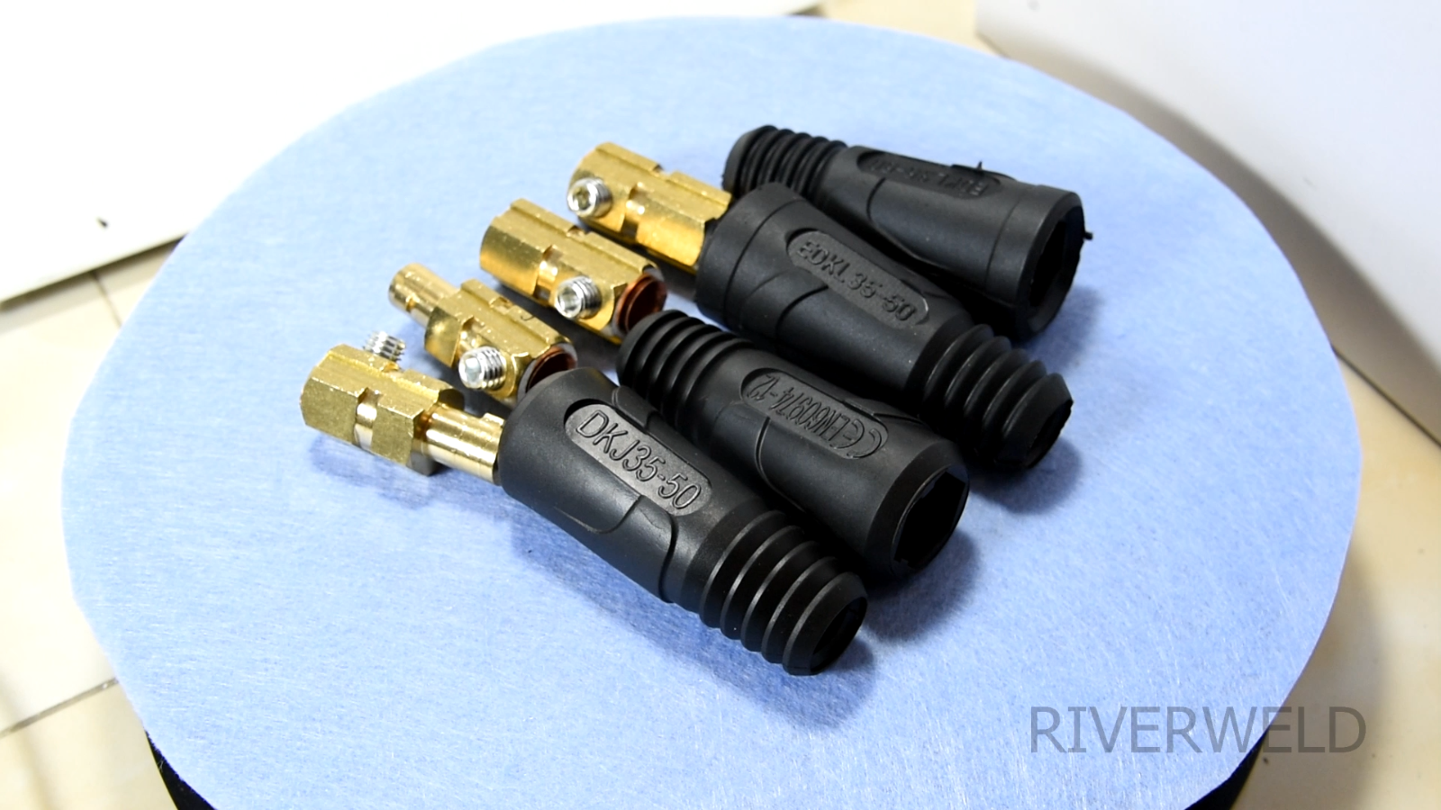 Welding Cable Joint Quick Connector Pair DINSEStyle 200300A 3550 SQ