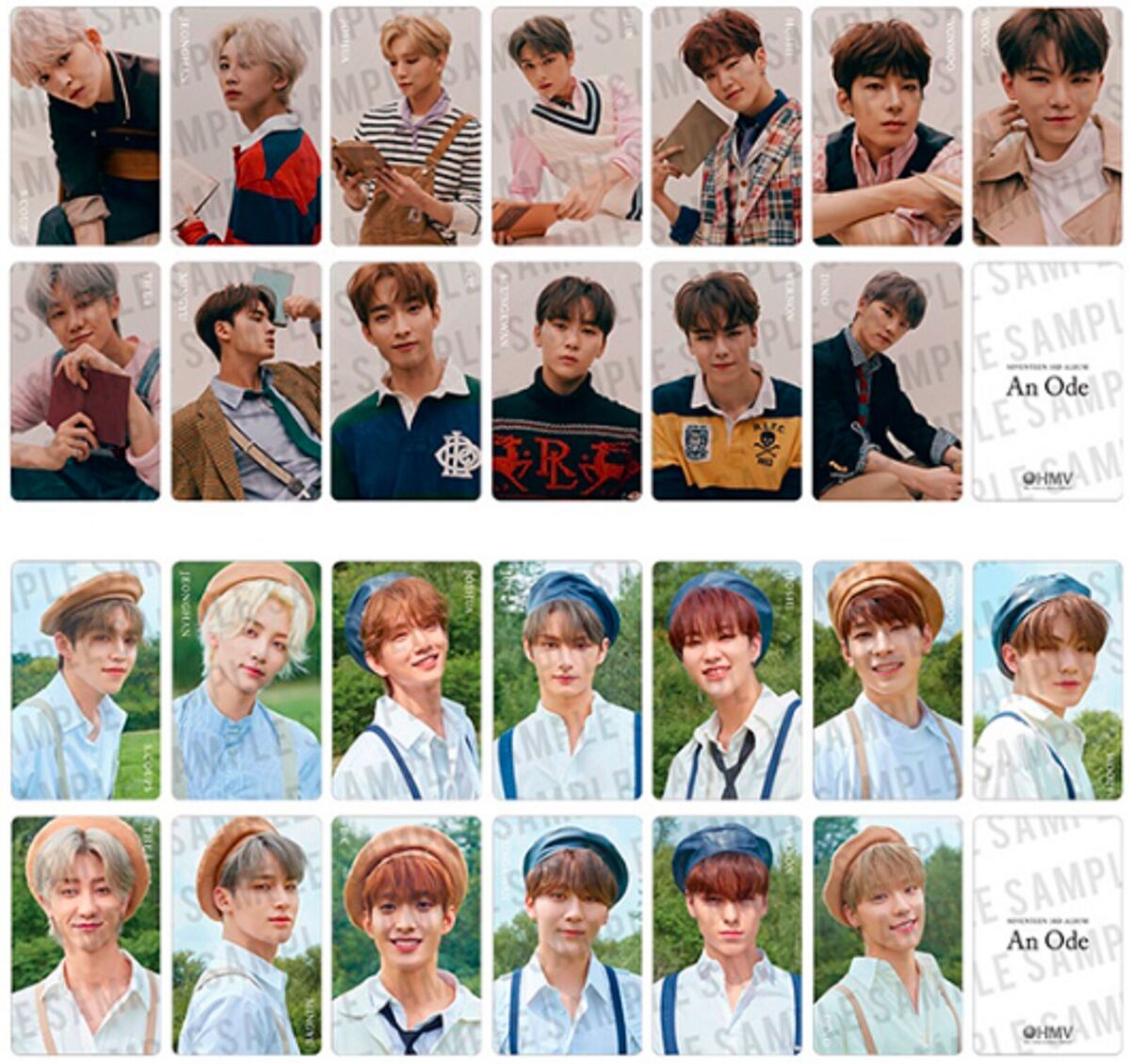 SEVENTEEN An Ode HMV JAPAN LIMITED OFFICIAL PHOTO CARD SEVENTEEN An Ode HMV JAPAN LIMITED OFFICIAL PHOTO CARD