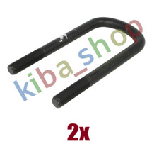 2x LEAF SPRING SHACKLE M18X15MM 81MMX200MM FITS MERCEDES ATEGO 0198-1004S