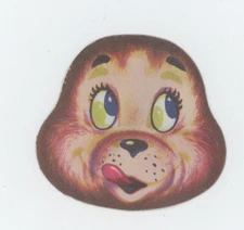 Smiling Winking Bear Cub / American Bisque 2 x 2 inch Vari-Vue Motion Lenticular