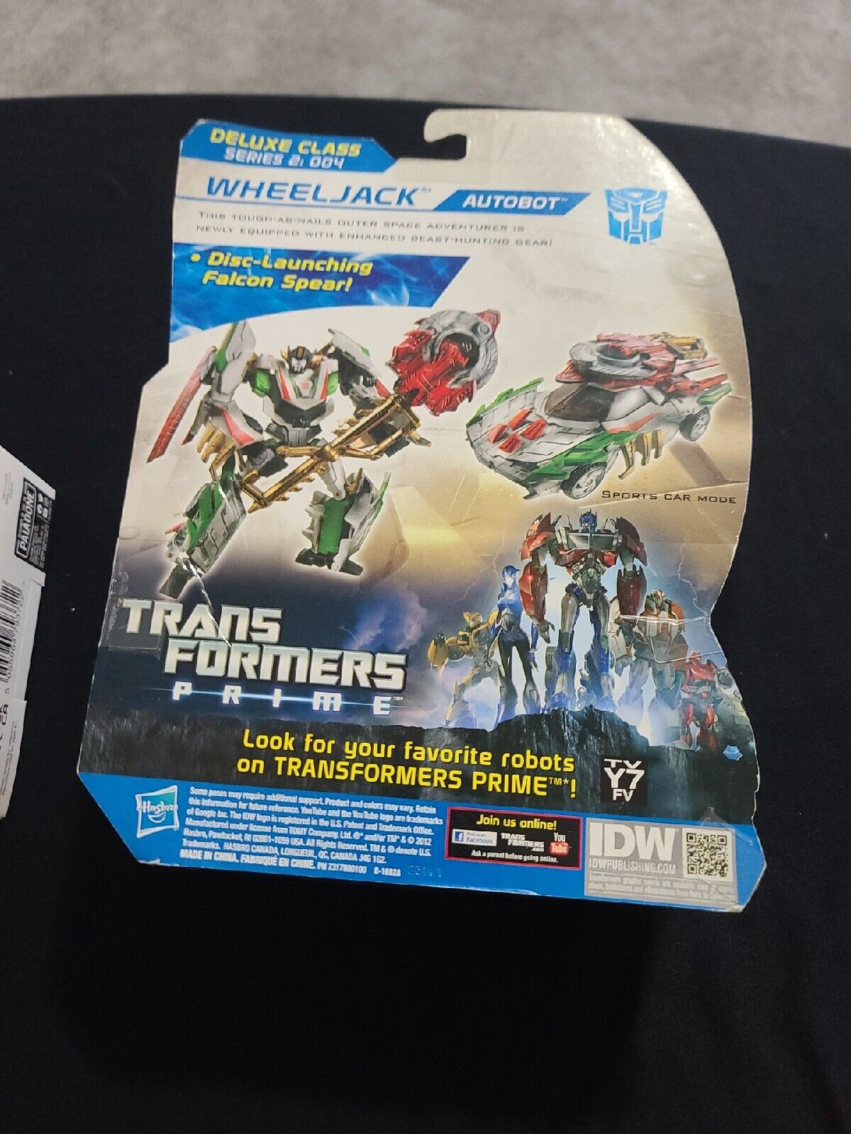 Wheelback Roadbuster Transformers Prime Treze, transformador