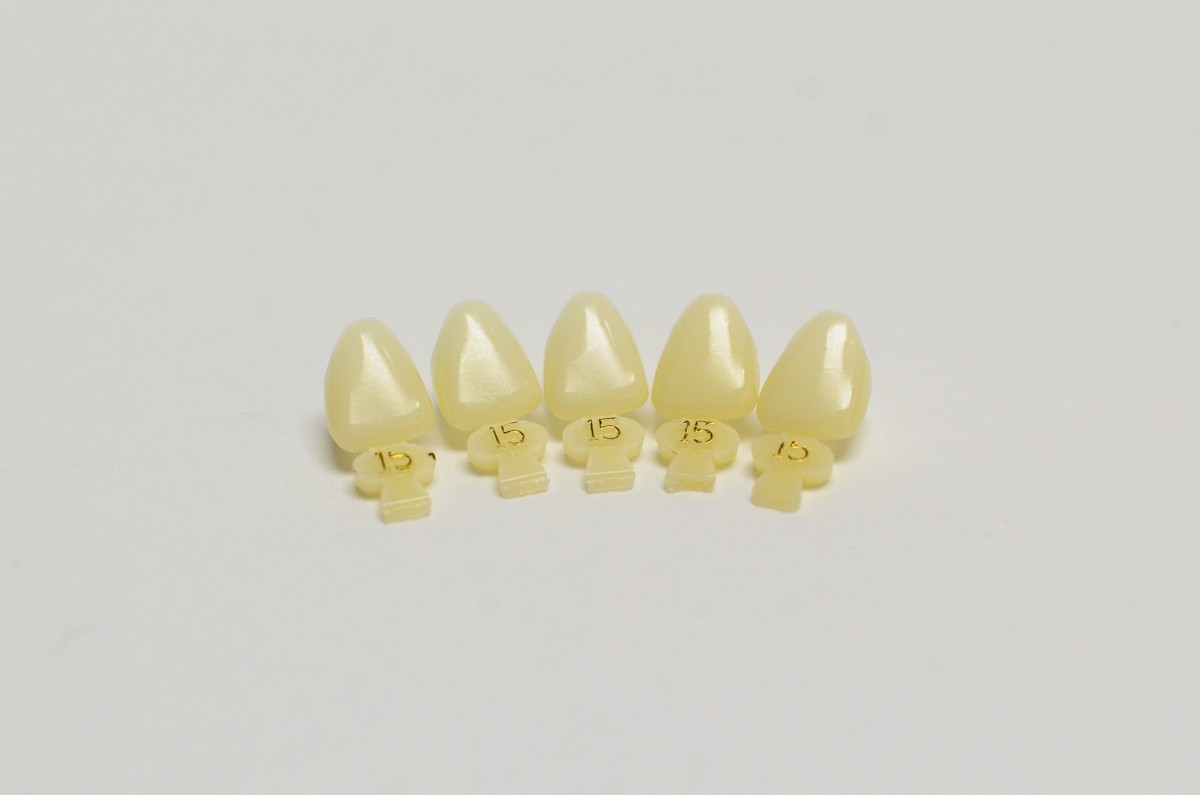DENTAL POLYCARBONATE TEMPORARY CROWNS 15 (ULC) UPPER LEFT CENTRAL 5