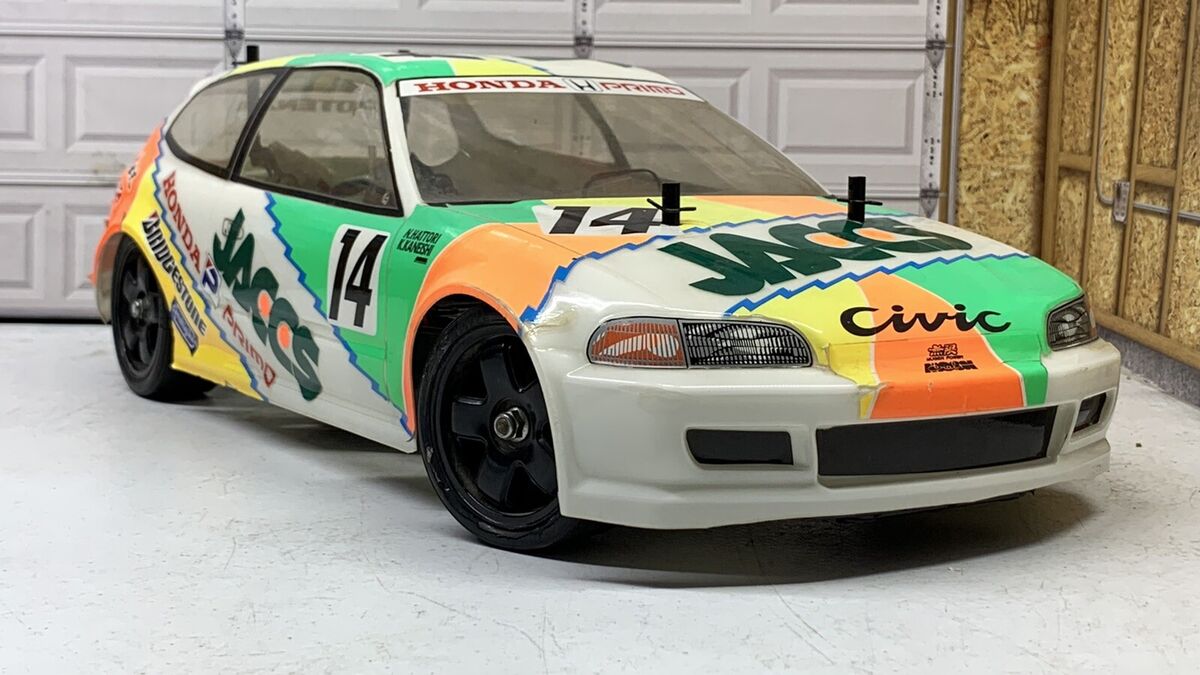 Vintage Tamiya Honda JACCS Civic EG6 FF01 FWD Touring 58133 Vintage Tamiya Honda JACCS Civic EG6 FF01 FWD Touring 58133