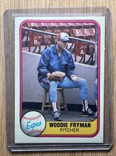 1981 Fleer. Woodie Fryman . Montreal Expos #159