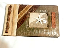 Postcard album holds 20 cards great for keeping vacation memories