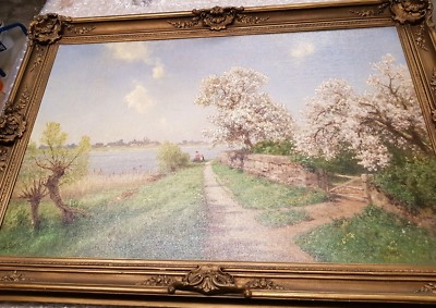 Painting by Ascan Lutteroth (1842-1923)