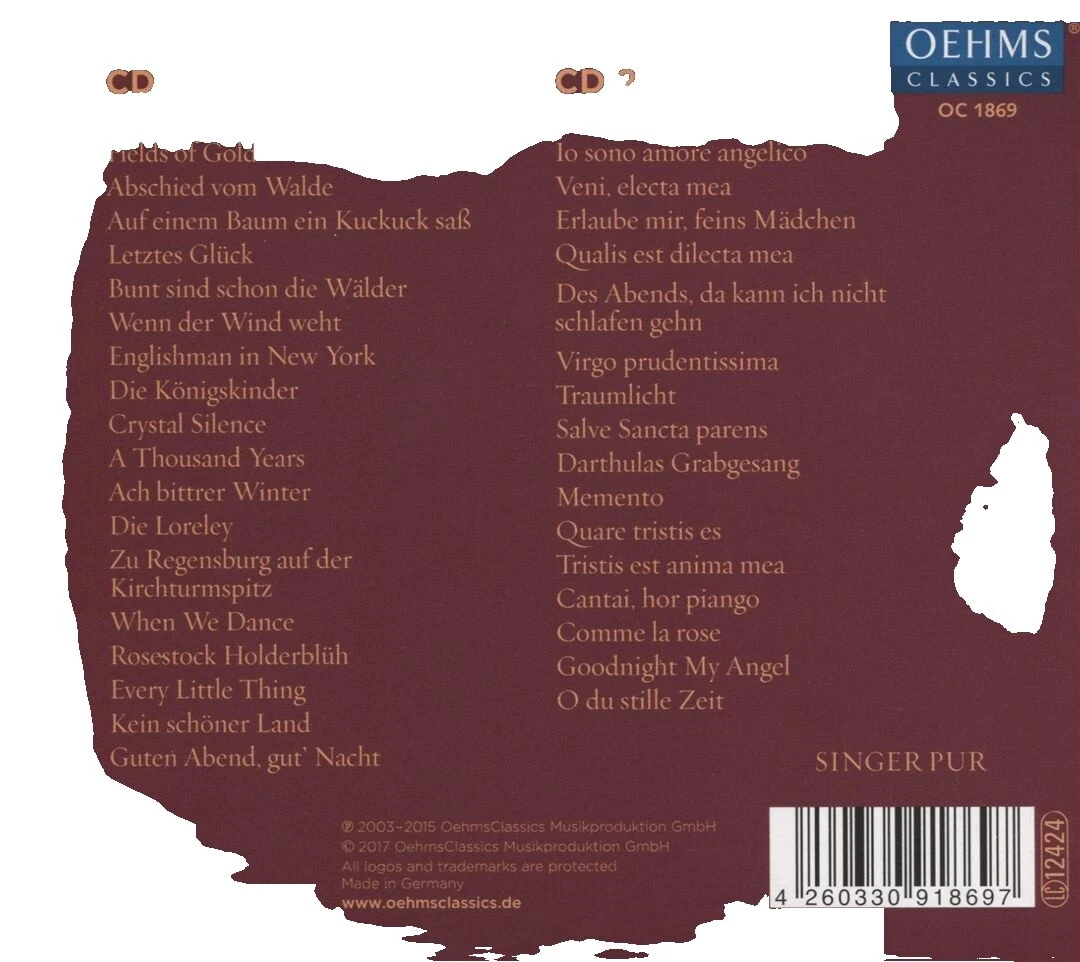 PUR Classical Music CDs