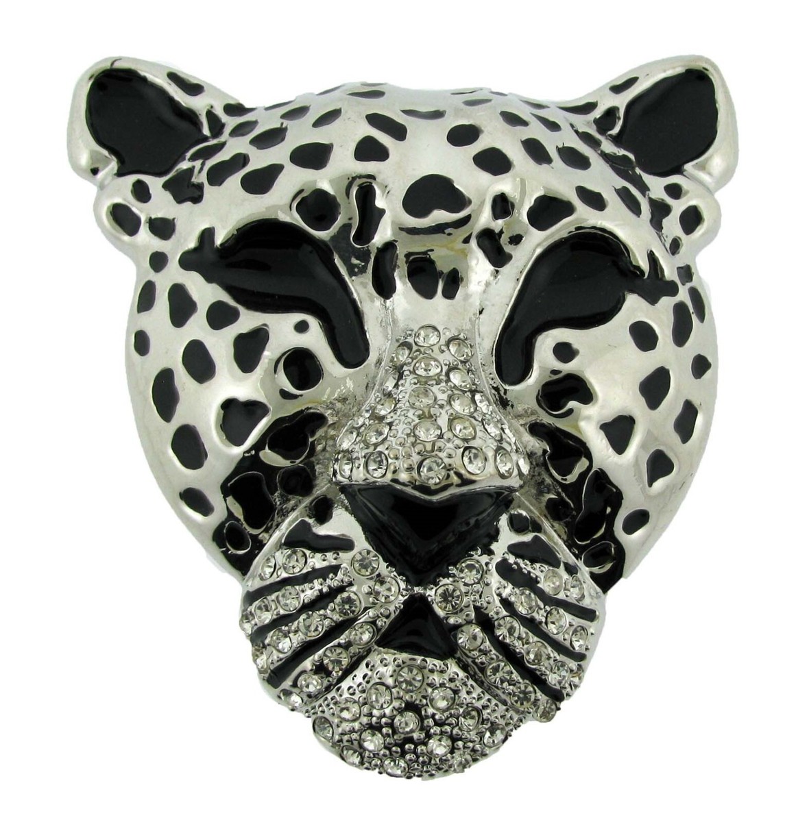 Leopard Panther Big Cat Jaguar Belt Buckle Vintae Rare  display picture 1