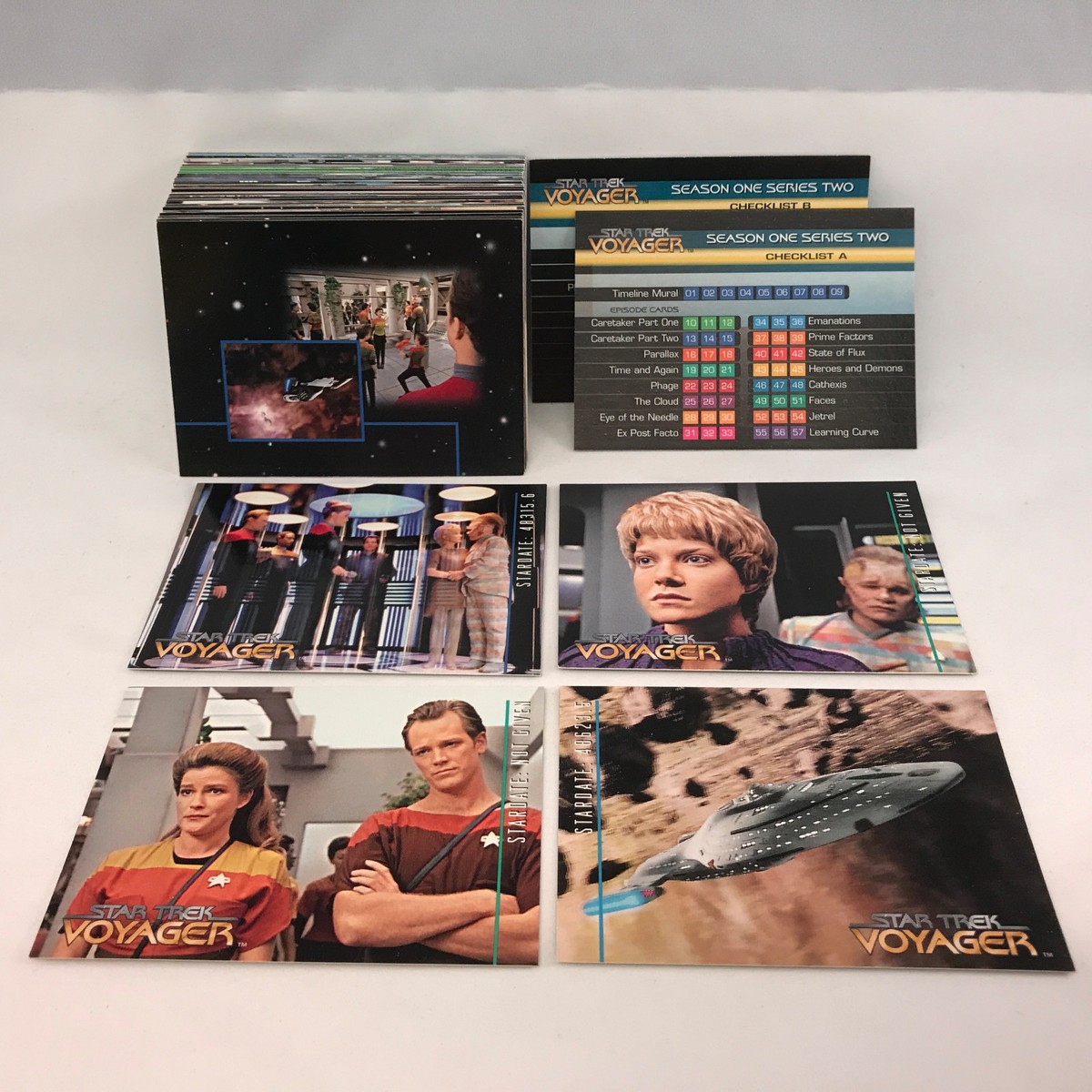 STAR TREK VOYAGER: SEASON 1 SERIES 2 (Skybox/1995) Complete