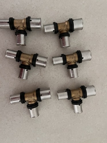 Pipetec Press-T-Stück PPSU für Aluverbundrohr TH + U Profil DVGW in