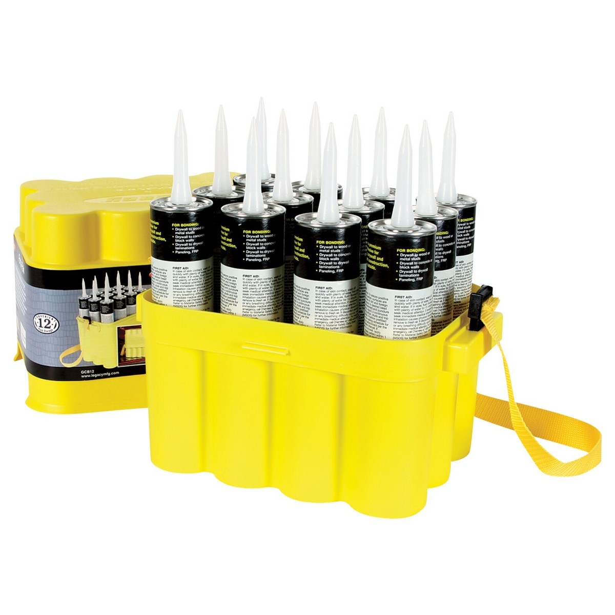Legacy GCB12 Porta-Pak 12 Pack Grease and Caulk Tube Storage Box