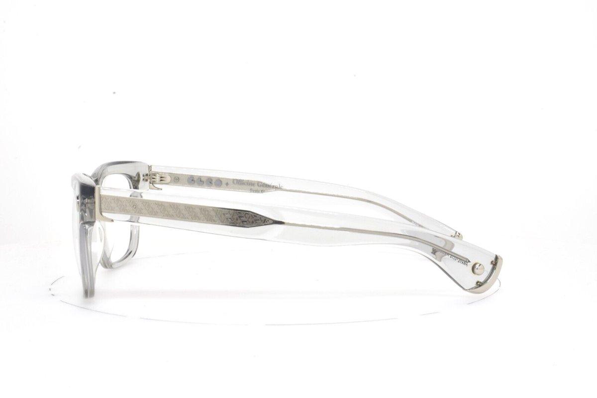 Garrett Leight Glasses Clear Champagne Square $175 NWT New Authentic Garrett Leight Eyeglasses Bernard Champagne Rx  main image 3
