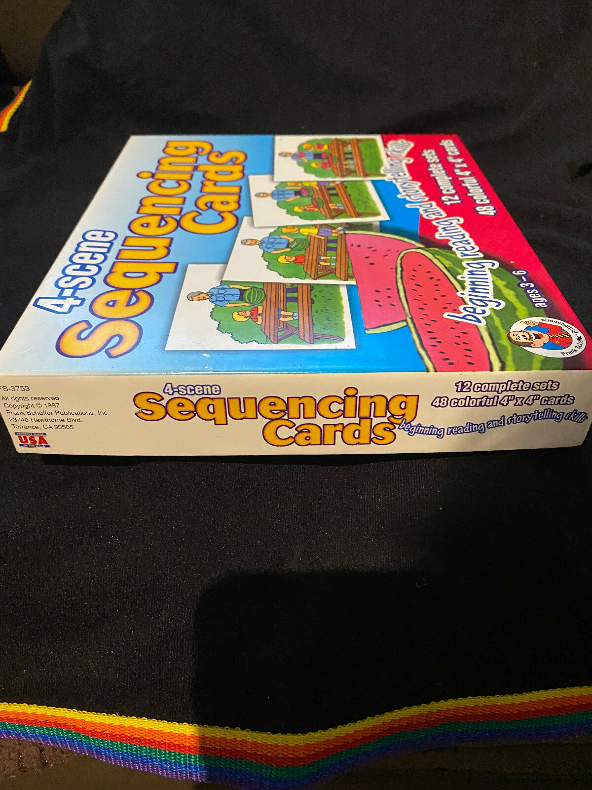 Frank Schaffer 4-Scene Sequencing Cards Reading Skills Ages 3-6 Copyright  1997 | eBay