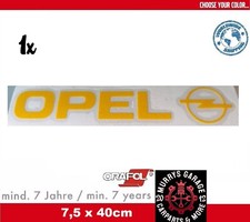 1x Opel Youngtimer L Classic Logo Aufkleber Sticker Decal Étiquette 7,5x40cm