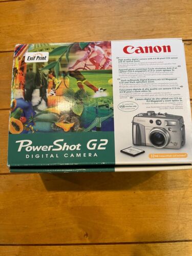 Canon PowerShot G2 Digital Camera. All parts and manuals included