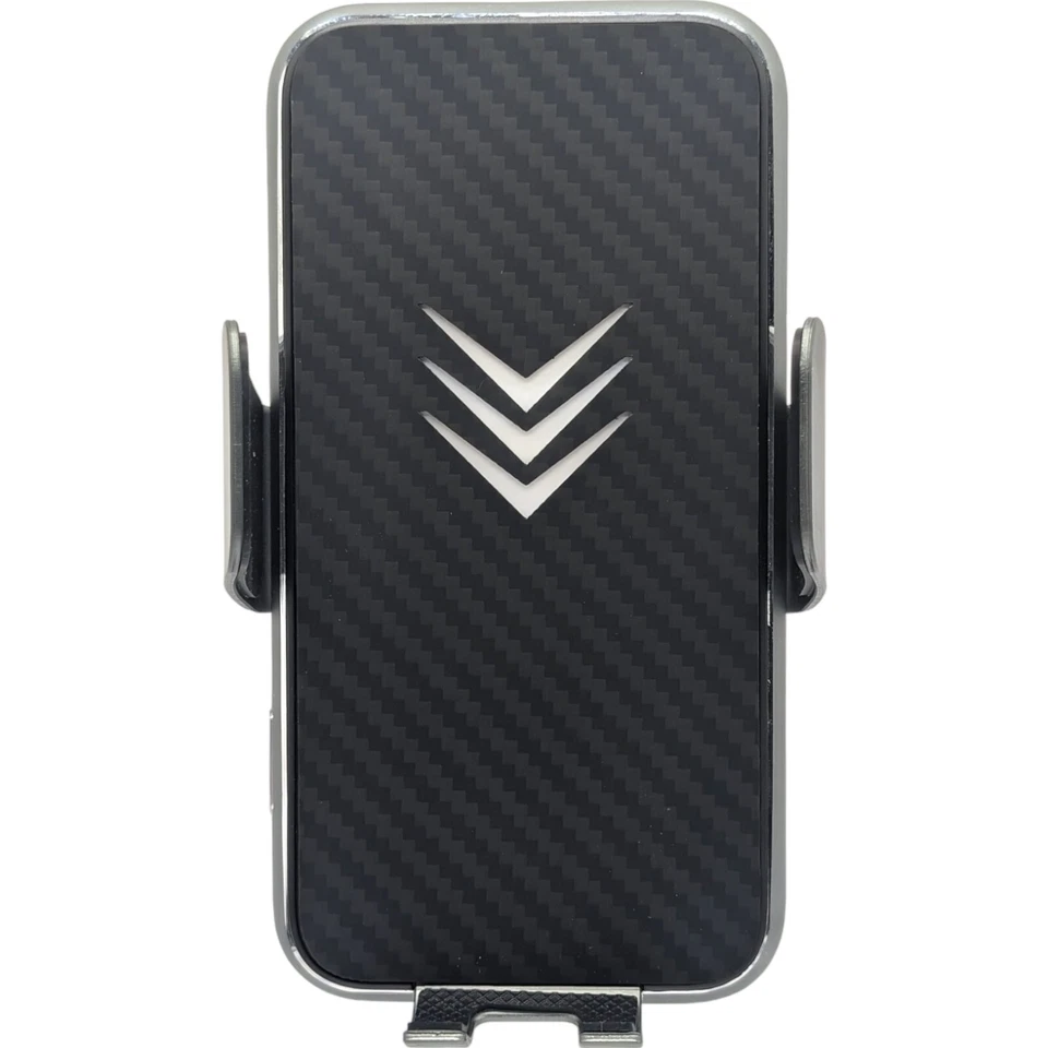 Soporte de montaje de ventilación de aire para cargador de coche inalámbrico - Rotación de 360° y soporte telescópico Foto 2 de 4