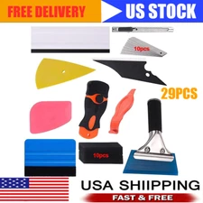 29pcs/set Window Tint Tools Car Film Tinting Scraper Squeegee Vinyl Wrap Install