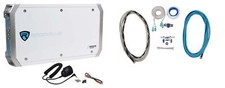 Rockville RXM-F4 Marine 4 Channel Amplifier 2400w Peak/600w RMS PA Mic Amp Kit