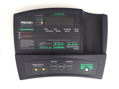 Precor Upright Recumbent Bike Display 