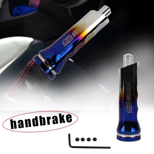 X1 MUGEN Universal Aluminum Car Handle Hand Brake Sleeve - Foto 3