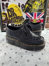 Dr. Martens Sidney Creeper Quad Platform Shoes - Black, UK 6 for sale  online | eBay