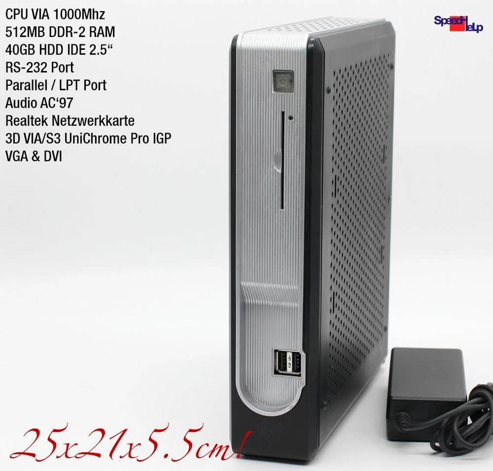 Nano Mini Computer PC for Windows XP Pro DOS Old Games Parallel LPT RS-232 COM - Image 2 of 4
