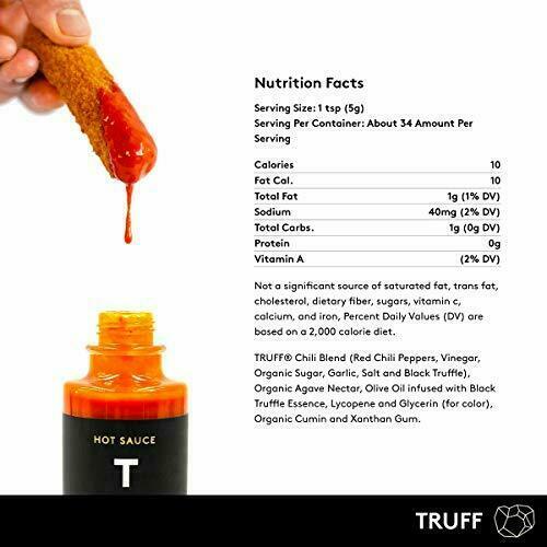 TRÜFF heiße Sauce, Gourmet heiße Sauce mit reifen Chilischoten, schwarz T 6 Unzen (170g) - Bild 4 von 8