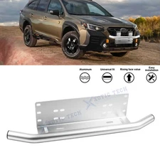 LED Light Aluminum License Bumper Mount Bracket Holder For Subaru Mazda Scion