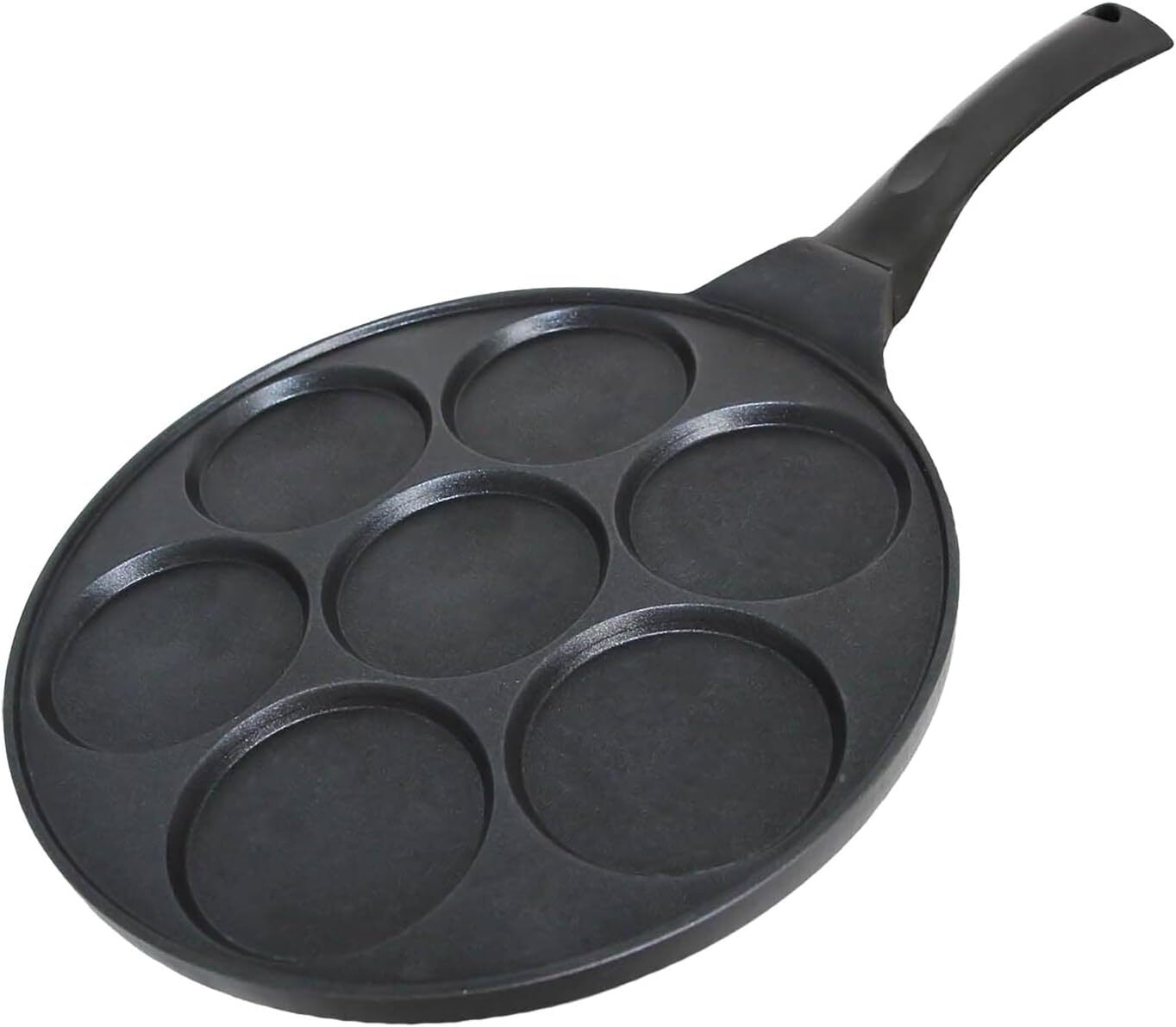 27cm 7 Holes Korean Frying Pan Nonstick Round Breakfast Fry Egg