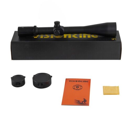 Visionking 10-40x56 Cannocchiale da puntamento fucile da caccia e 21 mm Anelli di montaggio Picatinny Mirino - Foto 2 di 12