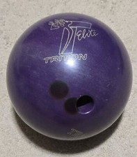 16 lbs Pound Track Triton Elite Bowling Ball Drilled Purple USA Made Nice L K