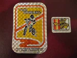 Bmx Two Wheelers - Bmx Stroker Head & Seat Post Decals
